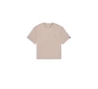 Alpha Industries Alpha Essentials Rubber Logo Oversized T-Shirt pour homme Taille S - Beige
