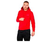 Alpha Industries Alpha Indutries Back Print Hoody Sweat à Capuche pour Homme Sweatshirt, Speed Red