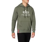 Alpha Industries Alpha Indutries Basic Hoody Sweat à Capuche pour Homme Sweatshirt, Vert Vintage