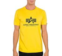 Alpha Industries Alpha Indutries Basic Shirt pour Homme, Empire Yellow