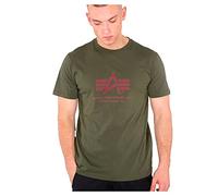 Alpha Industries Alpha Indutries Basic Shirt pour Homme, Greyblack, (Taille Fabricant: Large)