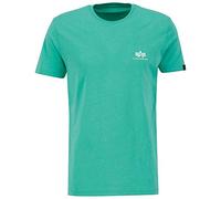 Alpha Industries Alpha Indutries Basic T Small Logo T-Shirt pour Homme, Atomic Green, 3XL