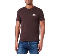 Alpha Industries Alpha Indutries Basic T Small Logo T-Shirt pour Homme, Hunter Brown