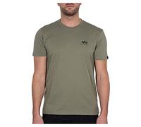 Alpha Industries Alpha Indutries Basic T Small Logo T-Shirt pour Homme, Olive, XXL