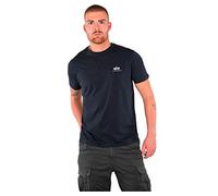Alpha Industries Alpha Indutries Basic T Small Logo T-Shirt pour Homme, RepBlue, Large