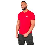Alpha Industries Alpha Indutries Basic T Small Logo T-Shirt pour Homme, Speed Red