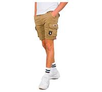 Alpha Industries Alpha Indutries Crew Patch Short pour Homme, Sand, 34