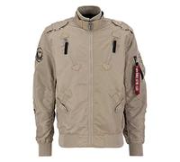 Alpha Industries Alpha Indutries Falcon II Blouson Bomber pour Homme, Vintage Sand