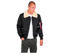 Alpha Industries Alpha Indutries Injector III Blouson Bomber pour Homme, Black/Beige