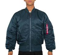 Alpha Industries Alpha Indutries MA-1 Blouson Bomber pour Homme, Bleu Marine