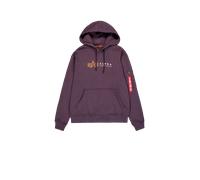 Alpha Industries Alpha Label Hoodie pour homme Taille XL - Prune