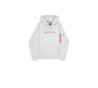 Alpha Industries Alpha Label Hoodie pour homme Taille M - Gris