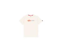 Alpha Industries Alpha Label Puff Print T-Shirt pour homme Taille M - Blanc