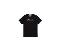 Alpha Industries Label Short Sleeve T-shirt Noir M Homme