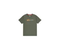 Alpha Industries Alpha Label T-Shirt pour homme Taille M - Vert