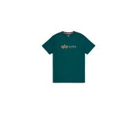 Alpha Industries Alpha Label T-Shirt pour homme Taille M - Vert