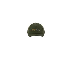 Alpha Industries Alpha Label Trucker Cap Couvre-chefs pour homme Taille onesize - Vert