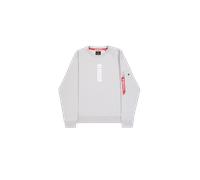 Alpha Industries Alpha Puff Print Sweatshirt pour homme Taille XS - Gris