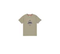 Alpha Industries Alpha Radio T-Shirt pour homme Taille 2XL - Vert olive