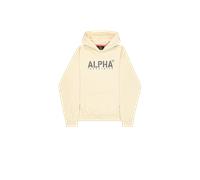 Alpha Industries Alpha Stencil Hoodie pour homme Taille 3XL - Blanc