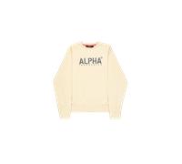 Alpha Industries Alpha Stencil Sweatshirt pour homme Taille M - Blanc