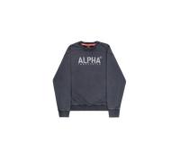 Alpha Industries Alpha Stencil Sweatshirt pour homme Taille M - Bleu foncé