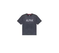 Alpha Industries Alpha Stencil T-Shirt pour homme Taille 3XL - Bleu foncé