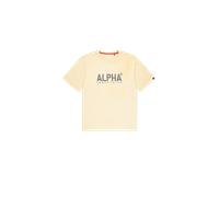 Alpha Industries Alpha Stencil T-Shirt pour homme Taille L - Blanc