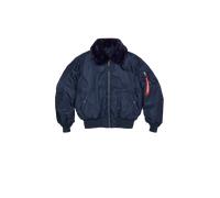 Alpha Industries ALPHA x MASTERMIND REVERSIBLE FAUX MOUTON B-15 Vestes Bombers pour homme Taille S - Bleu marine