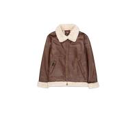Alpha Industries B-3 Faux Leather Vestes en cuir pour homme Taille 3XL - Marron