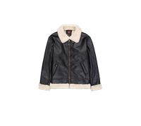 Alpha Industries B-3 Faux Leather Vestes en cuir pour homme Taille M - Noir