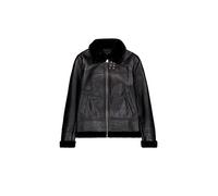 Alpha Industries B3 Leather Bomber Veste pour homme Black L