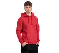 Alpha Industries Backprint Hoodie pour homme Taille L - Rouge