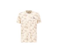 Alpha Industries Backprint Camo T-Shirt pour homme Camouflage Beige