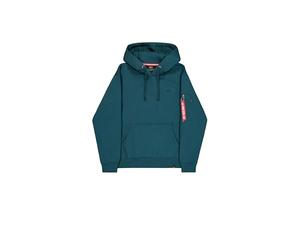 Alpha Industries Backprint Hoodie pour Homme Deep Petrol M
