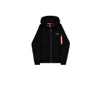 Alpha Industries Backprint Zip Hoodie pour homme Taille L - Noir