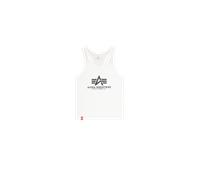 Alpha Industries Basic BB Big Logo Tank Débardeur pour homme Taille L - Blanc