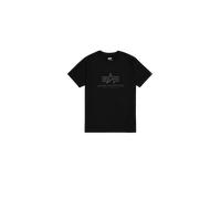 Alpha Industries Basic Big Logo Carbon T-Shirt pour homme Taille L - Noir