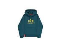 Alpha Industries Basic Big Logo Hoodie pour homme Taille 2XL - Essence profonde