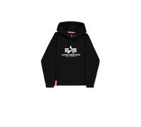 Alpha Industries Basic Big Logo Hoodie pour homme Taille 2XS - Noir