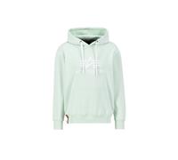 Alpha Industries Basic Big Logo Hoodie pour homme Taille 2XS - Vert menthe