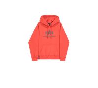 Alpha Industries Basic Big Logo Hoodie pour homme Taille XL - Rouge