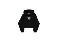 Alpha Industries Basic Big Logo Puff Print Hoodie pour femme Taille S - Noir