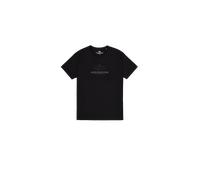 Alpha Industries Basic Big Logo Rubber T-Shirt pour homme Taille 2XL - Noir/gris