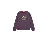 Alpha Industries Basic Big Logo Sweatshirt pour homme Taille 2XL - Prune