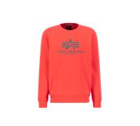 Alpha Industries Basic Big Logo Sweatshirt pour homme Taille 2XL - Rouge