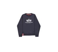 Alpha Industries Basic Big Logo Sweatshirt pour homme Taille L - Bleu marine