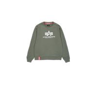 Alpha Industries Basic Big Logo Sweatshirt pour homme Taille L - Vert