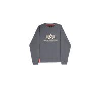 Alpha Industries Basic Big Logo Sweatshirt pour homme Taille M - Gris foncé