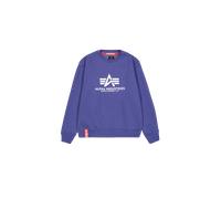 Alpha Industries Basic Big Logo Sweatshirt pour homme Taille M - Violet